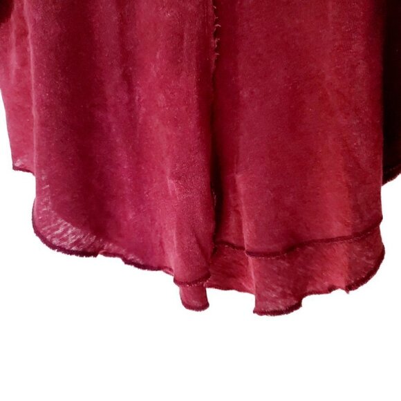 FREE people casual solid summer red pullover women's tops size XS - Picture 6 of 10